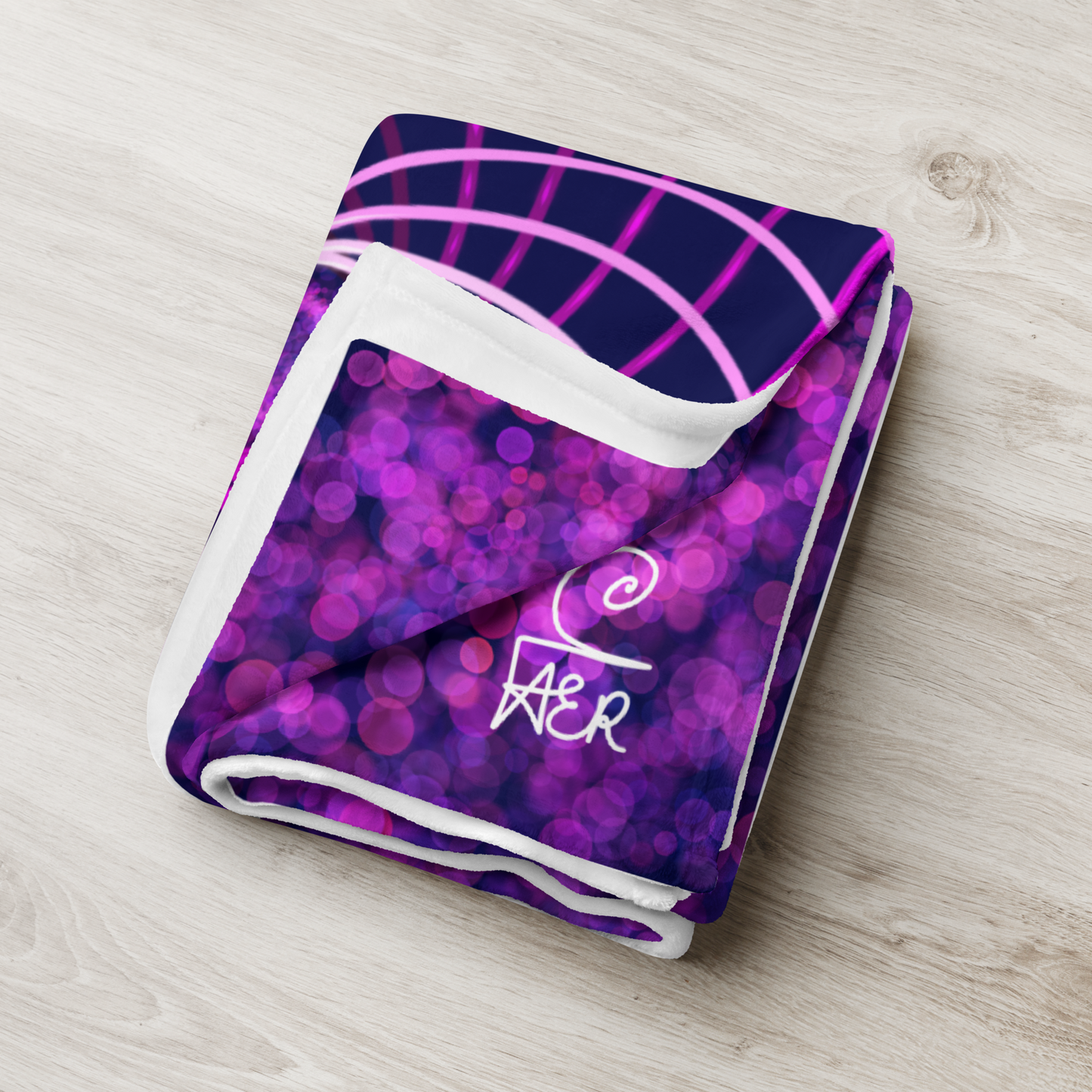 The Torus Spiral Throw Blanket