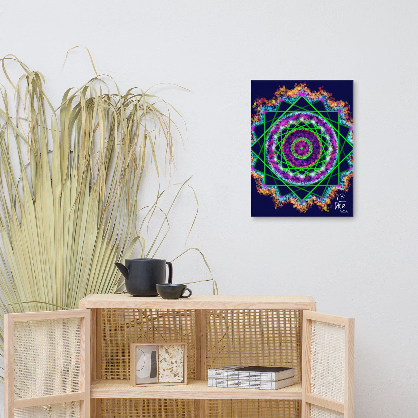The Mandala | Sun Wheel Canvas