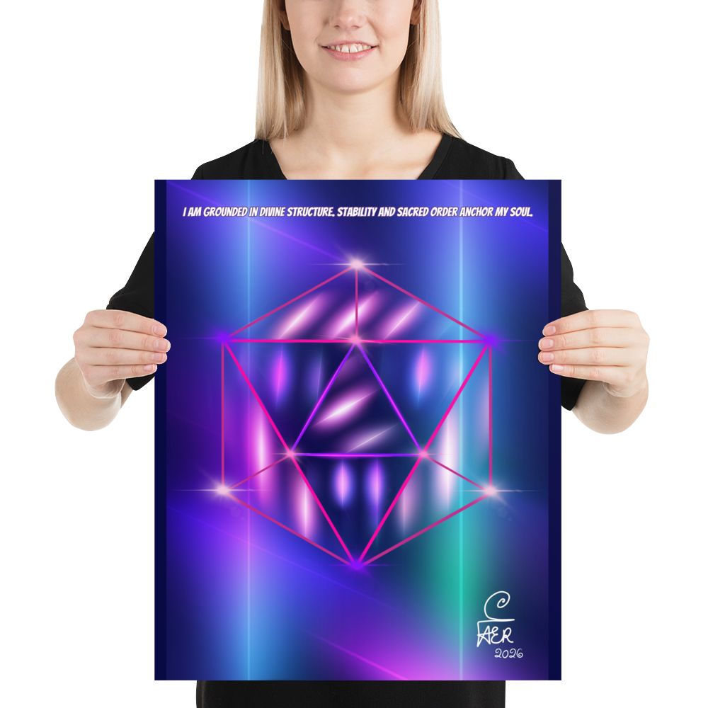 The Hexagon | Cube Photo paper poster