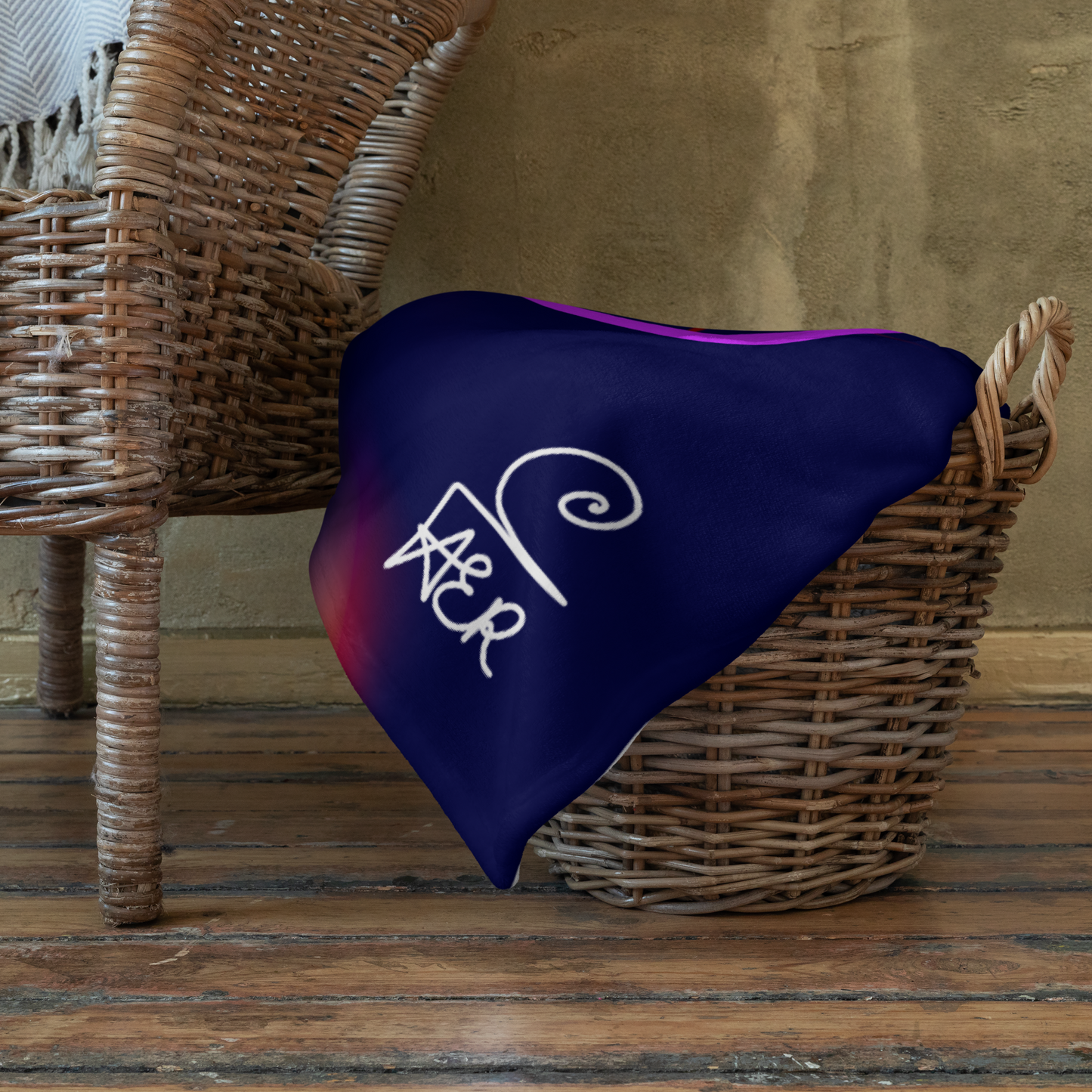 The Tree of Life | Borromean (Trinity) Circles Throw Blanket