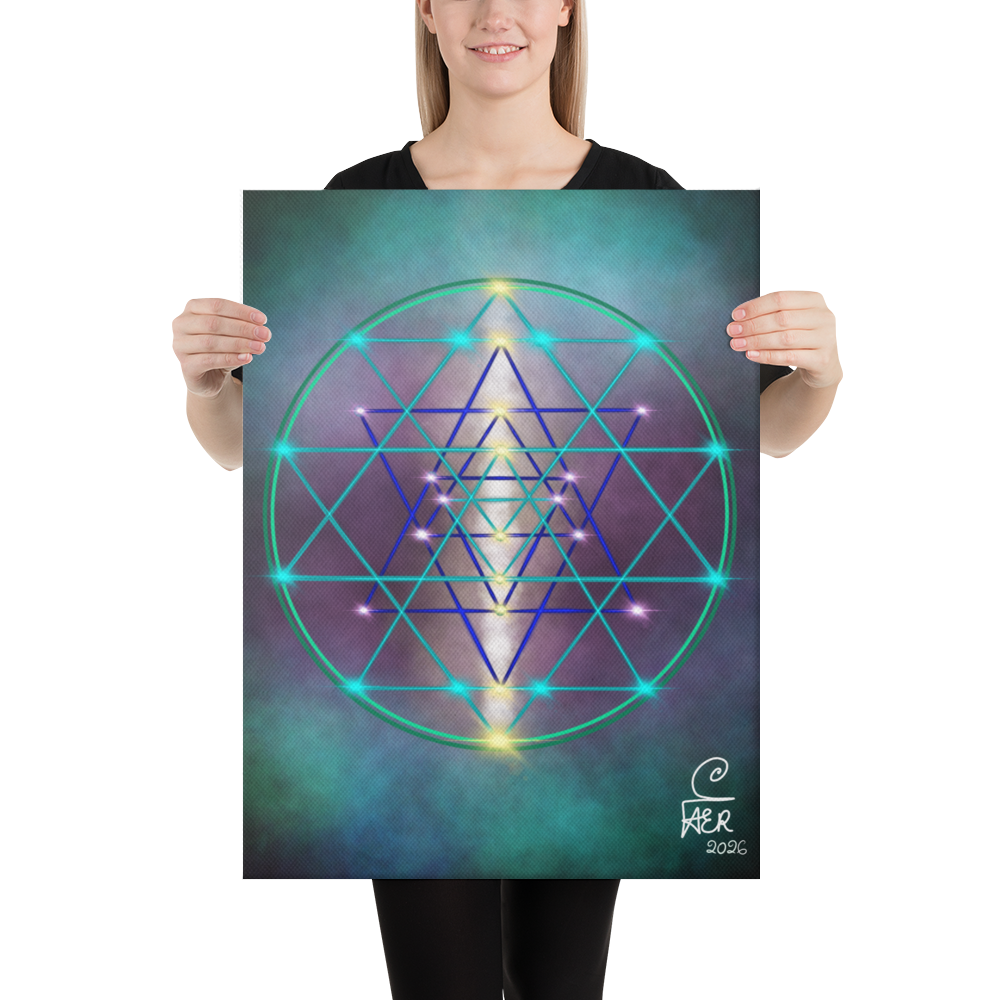 The Sri Yantra Canvas