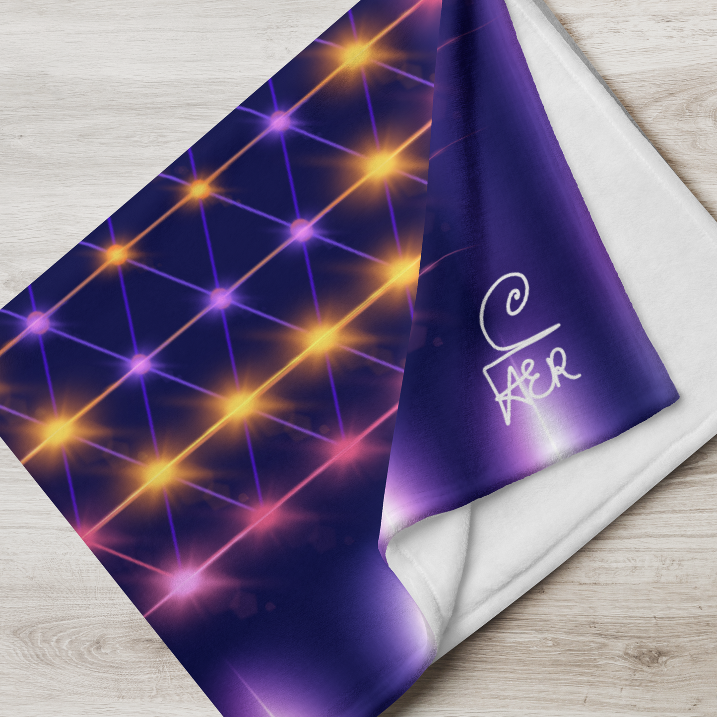 The Hexagonal Grid / Honeycomb Throw Blanket