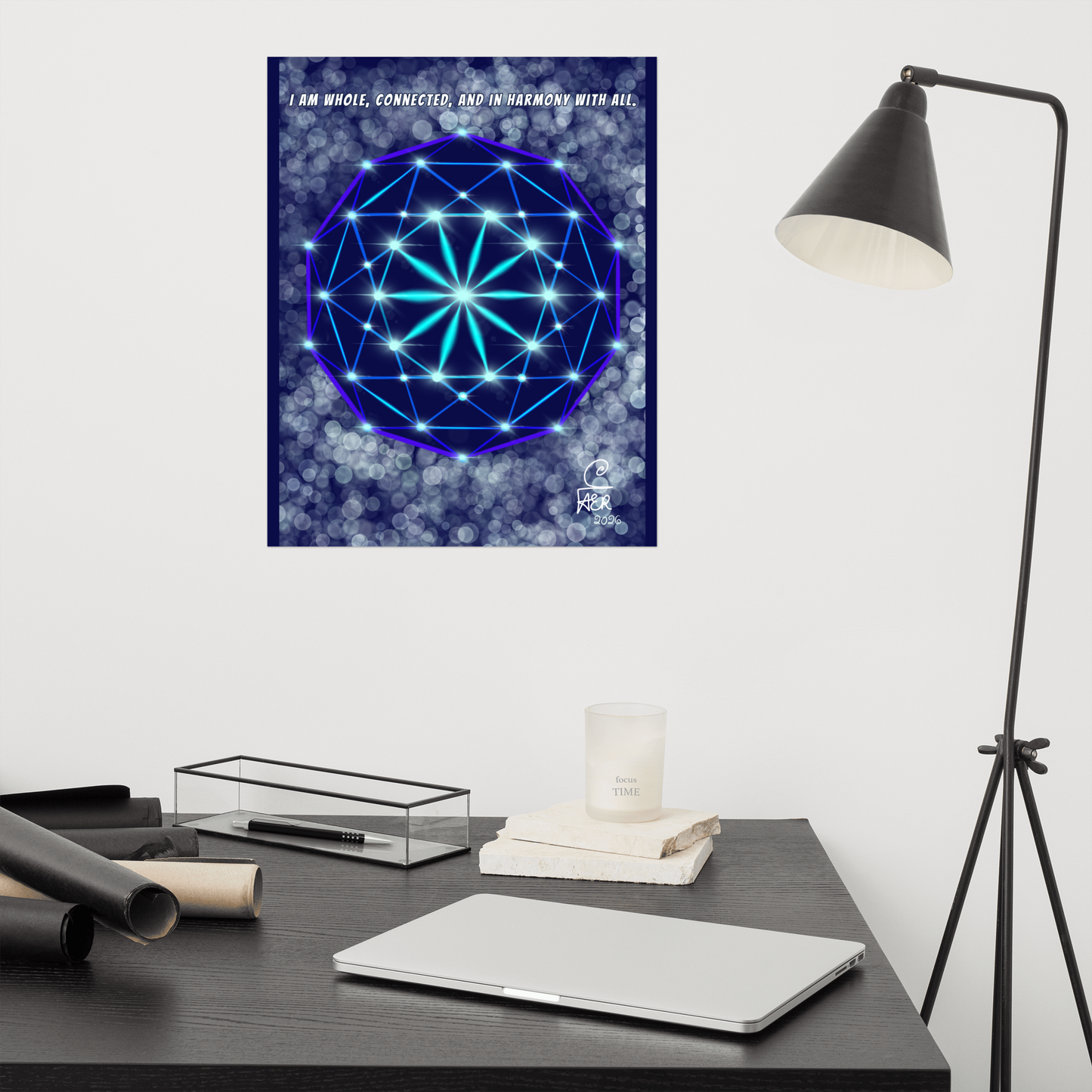 The Geodesic Sphere Photo paper poster