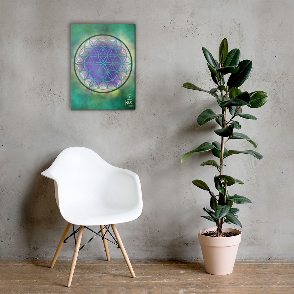 The Flower of Life Canvas