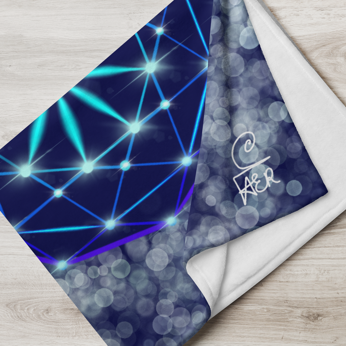 The Geodesic Sphere Throw Blanket