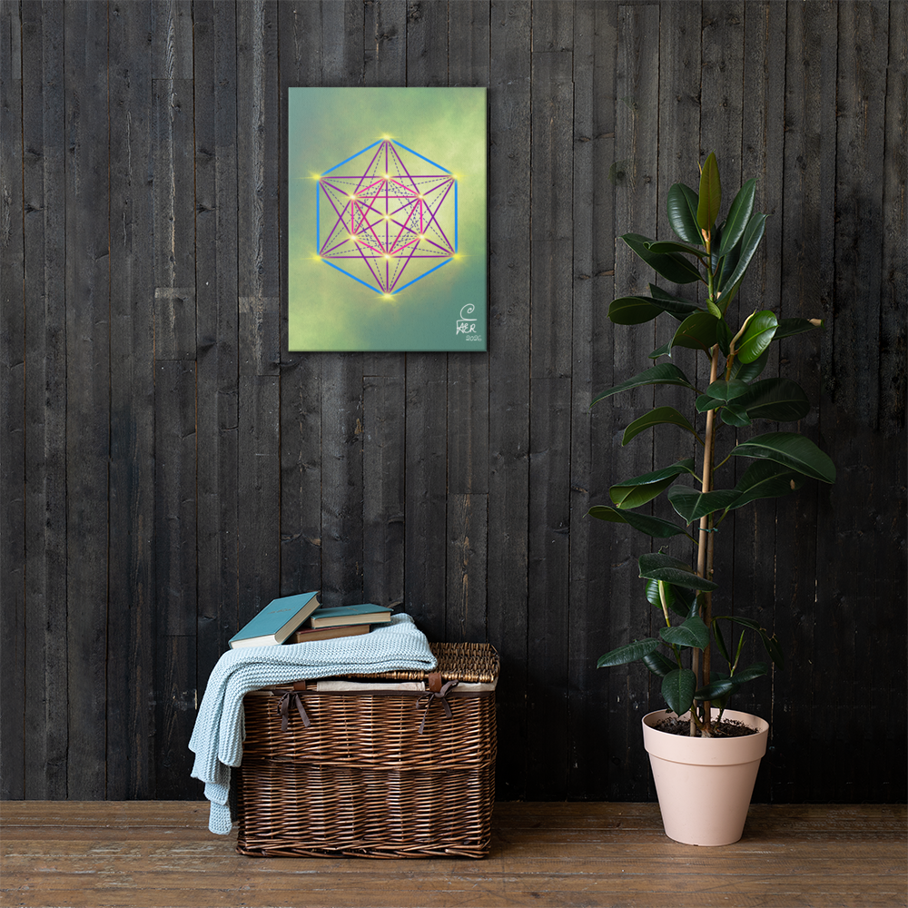 The Metatron Cube Canvas