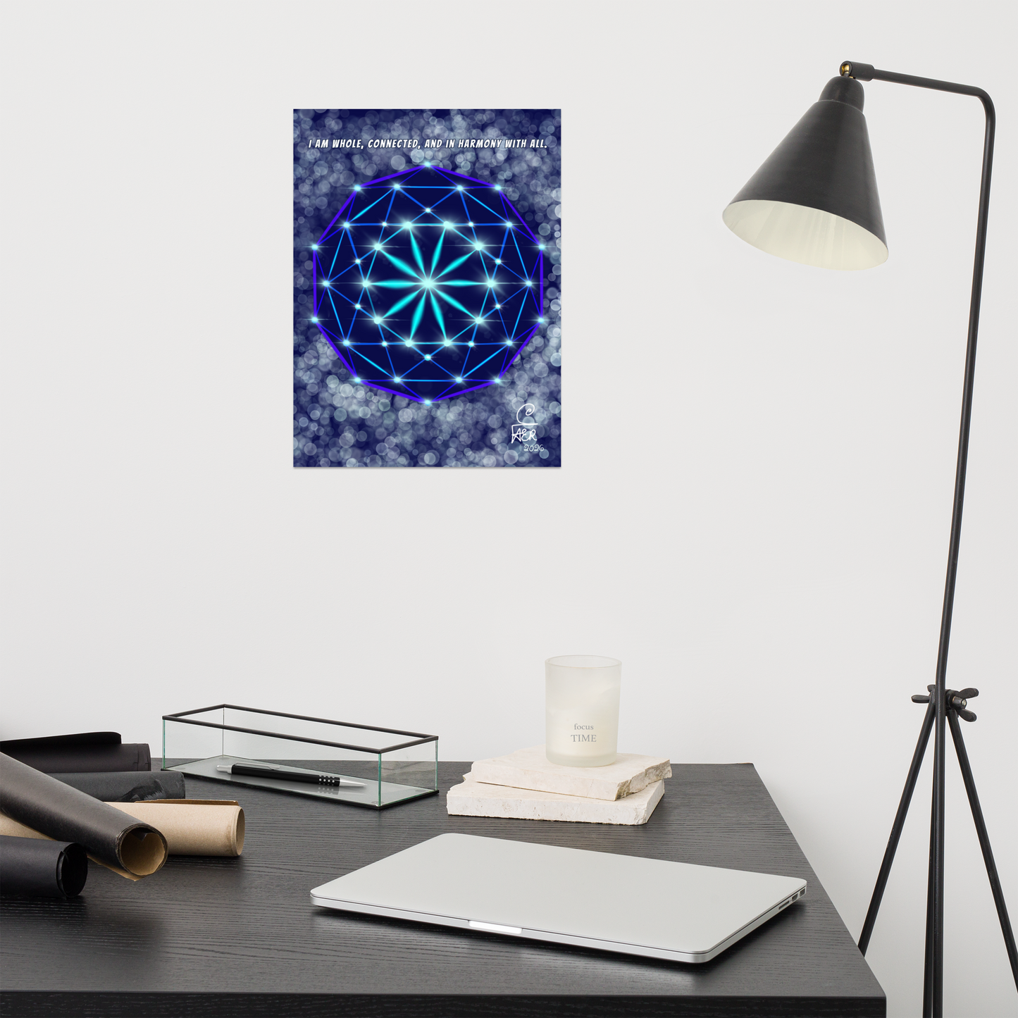 The Geodesic Sphere Photo paper poster