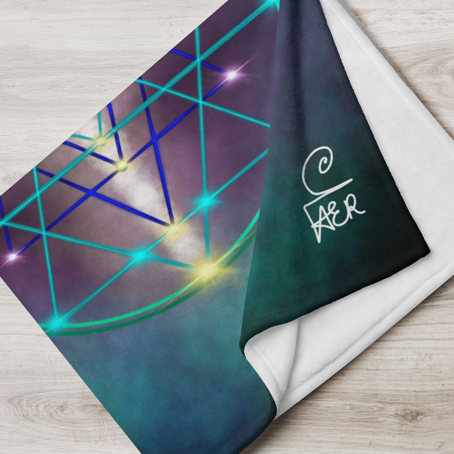 The Sri Yantra Throw Blanket