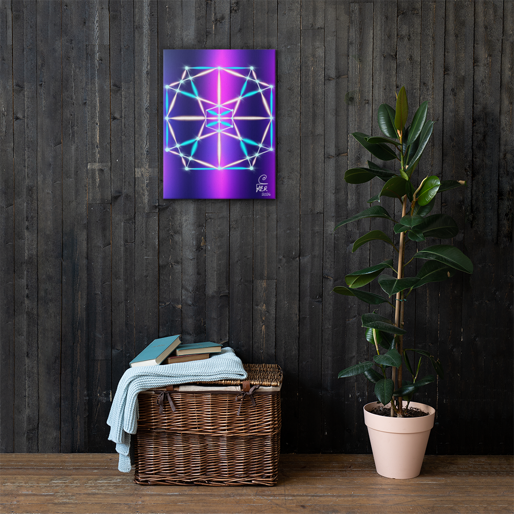 The Dodecagon Star Pattern Canvas