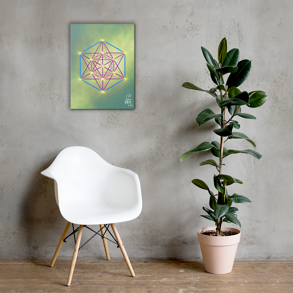 The Metatron Cube Canvas