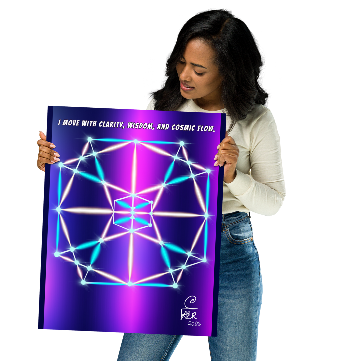 The Dodecagon Star Pattern Photo paper poster