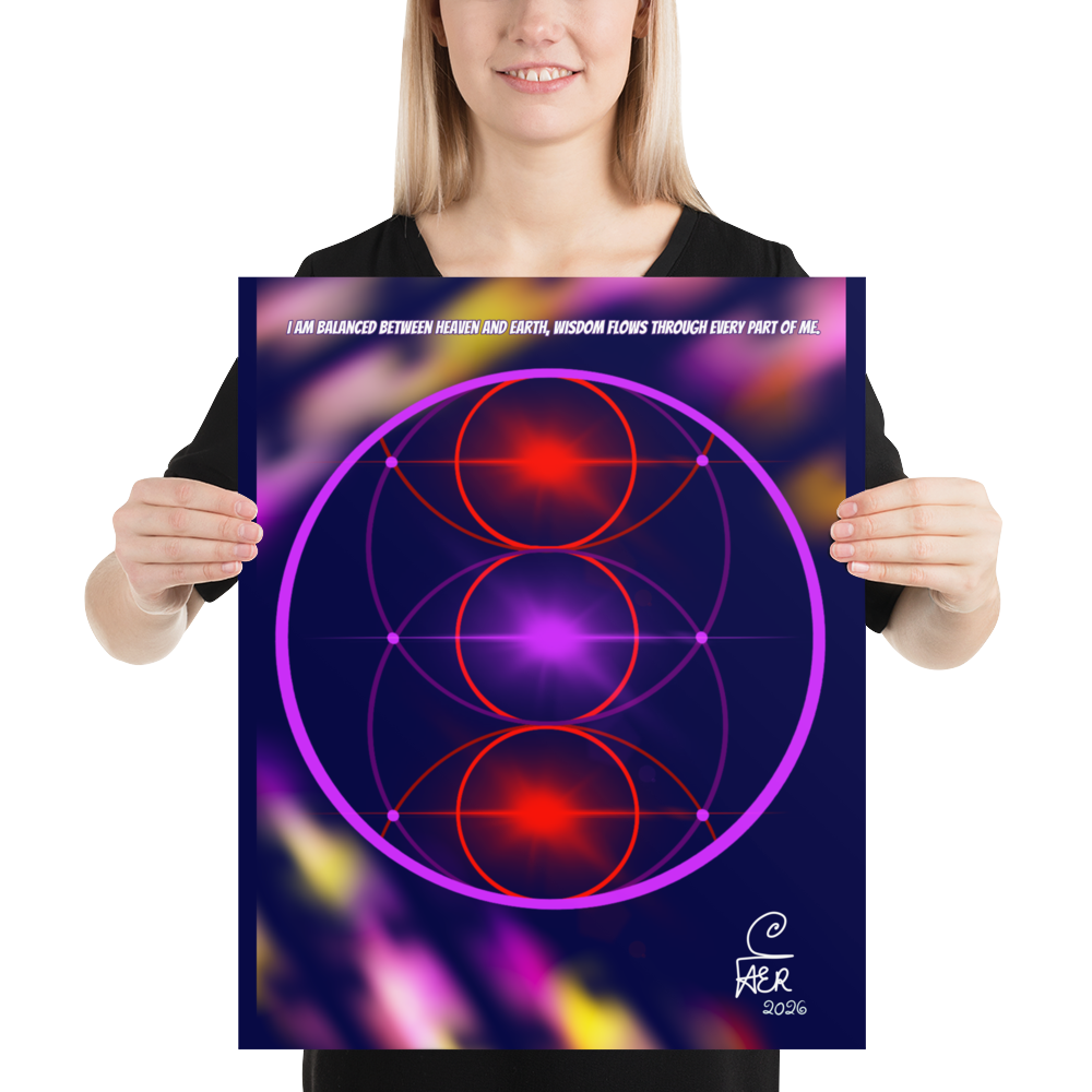 The Tree of Life | Borromean (Trinity) Circles Photo paper poster