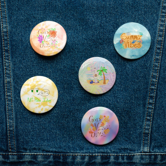 Seasons Set of pin buttons