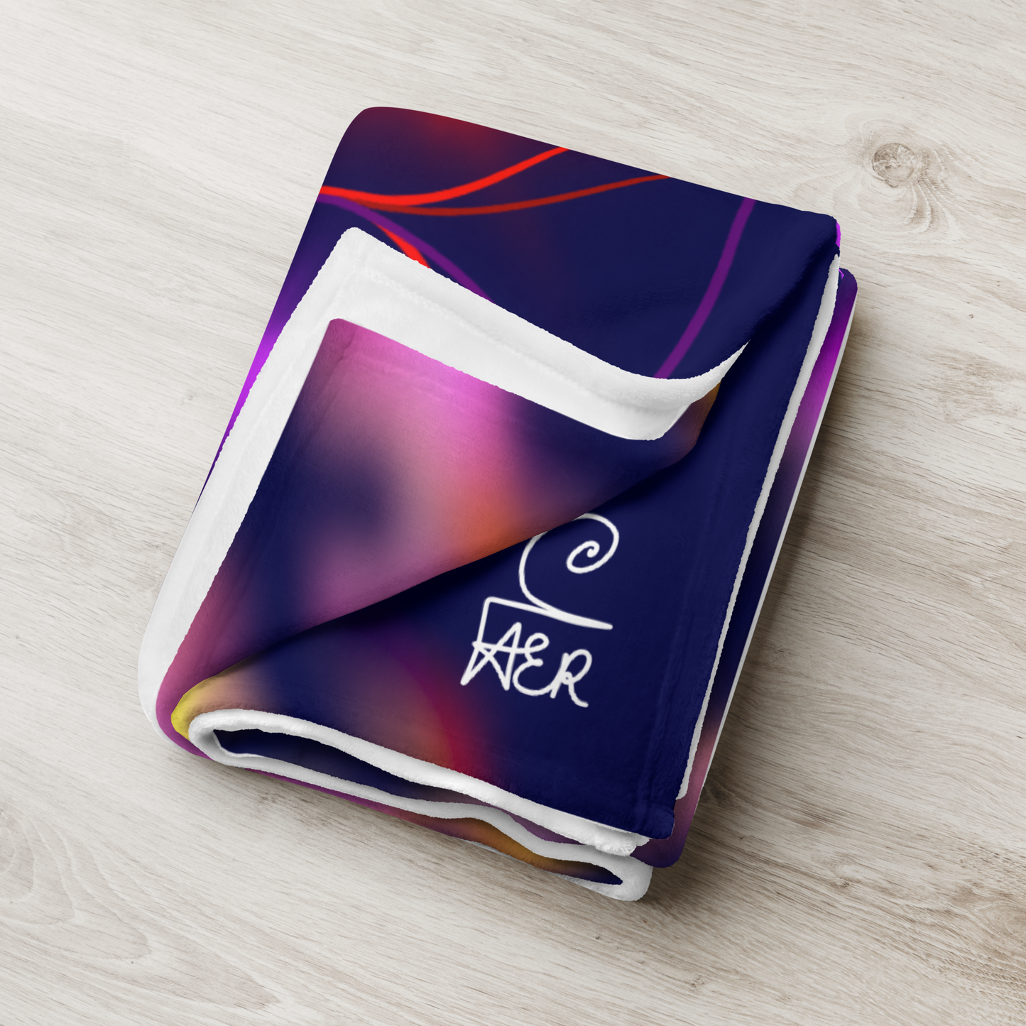 The Tree of Life | Borromean (Trinity) Circles Throw Blanket