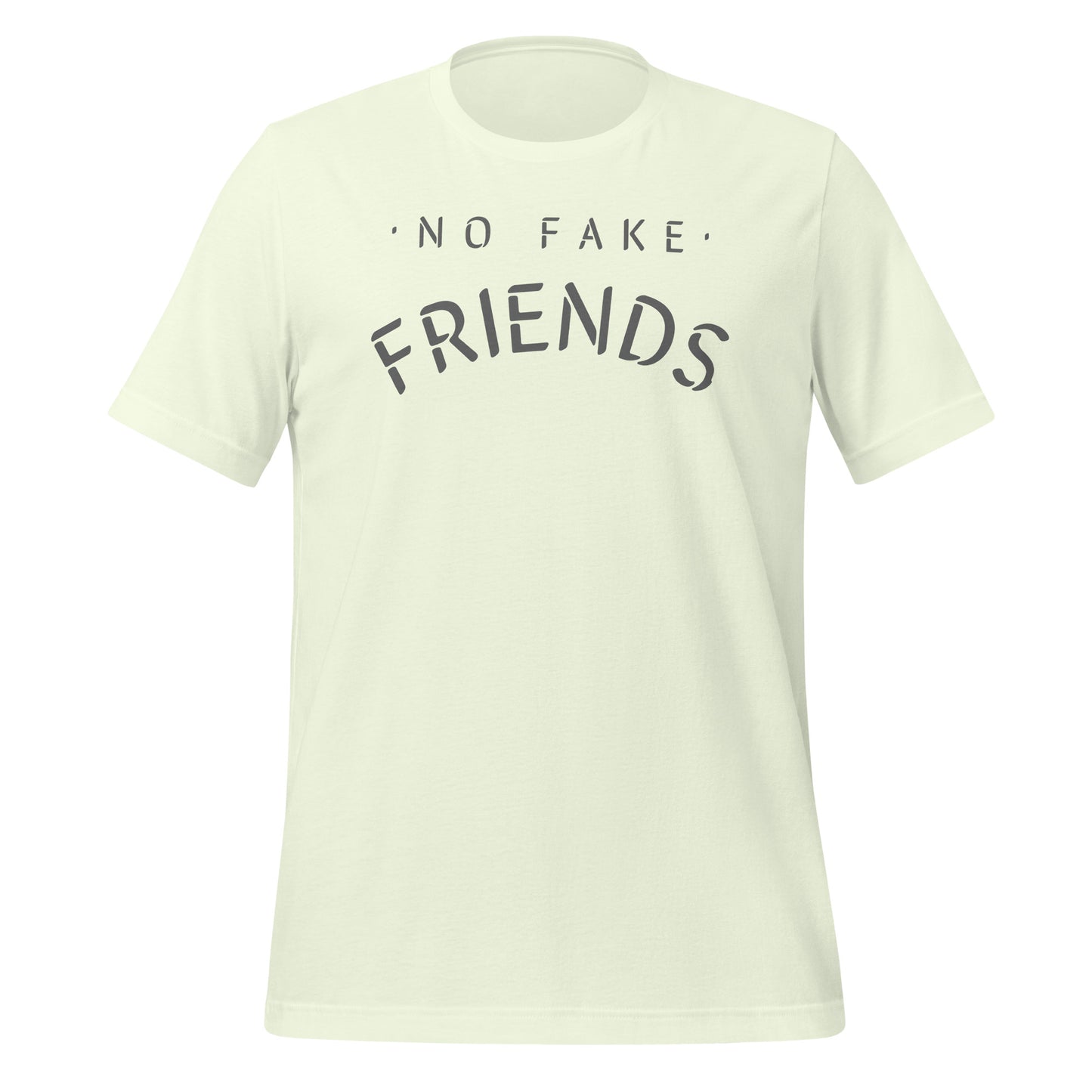 No Fake Unisex t-shirt