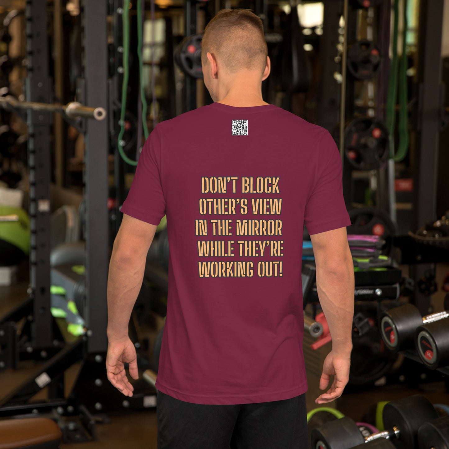 Gym Etiquette Unisex t-shirt