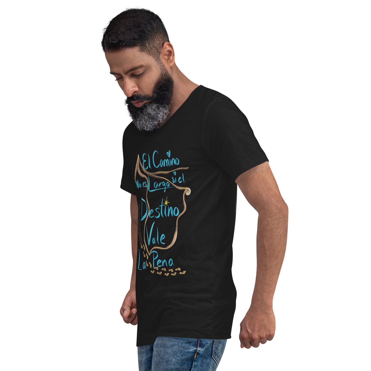 Destino Unisex Short Sleeve V-Neck T-Shirt