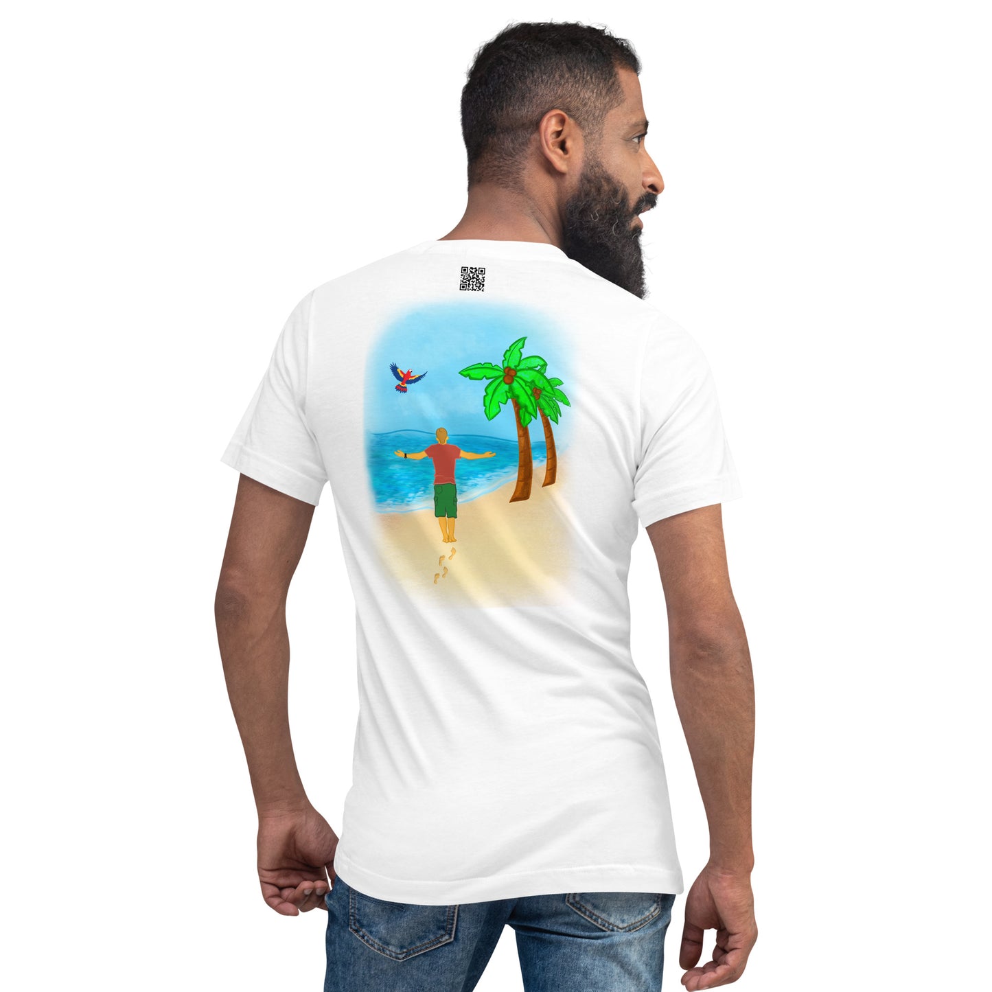 Destino Unisex Short Sleeve V-Neck T-Shirt