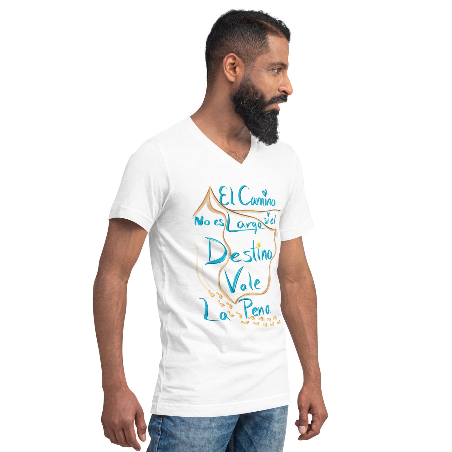 Destino Unisex Short Sleeve V-Neck T-Shirt