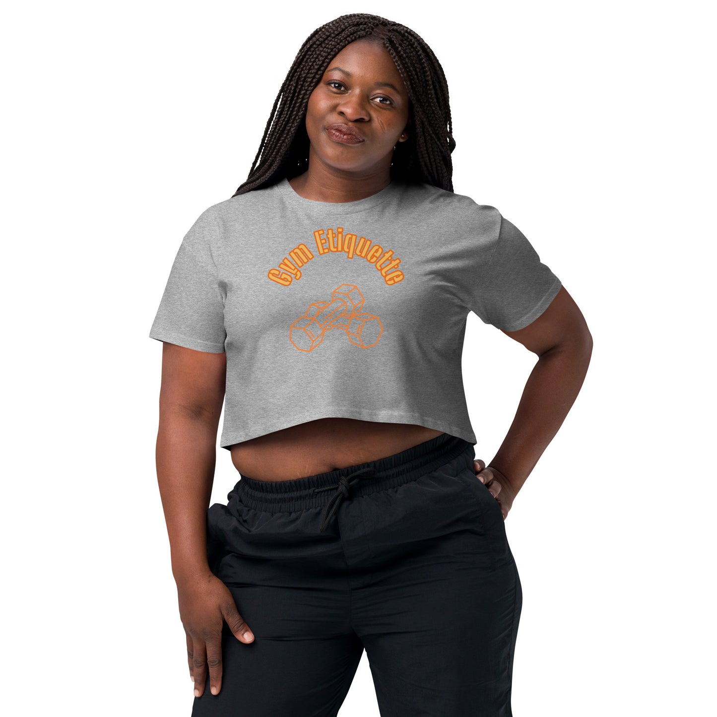 Gym Etiquette Women’s crop top