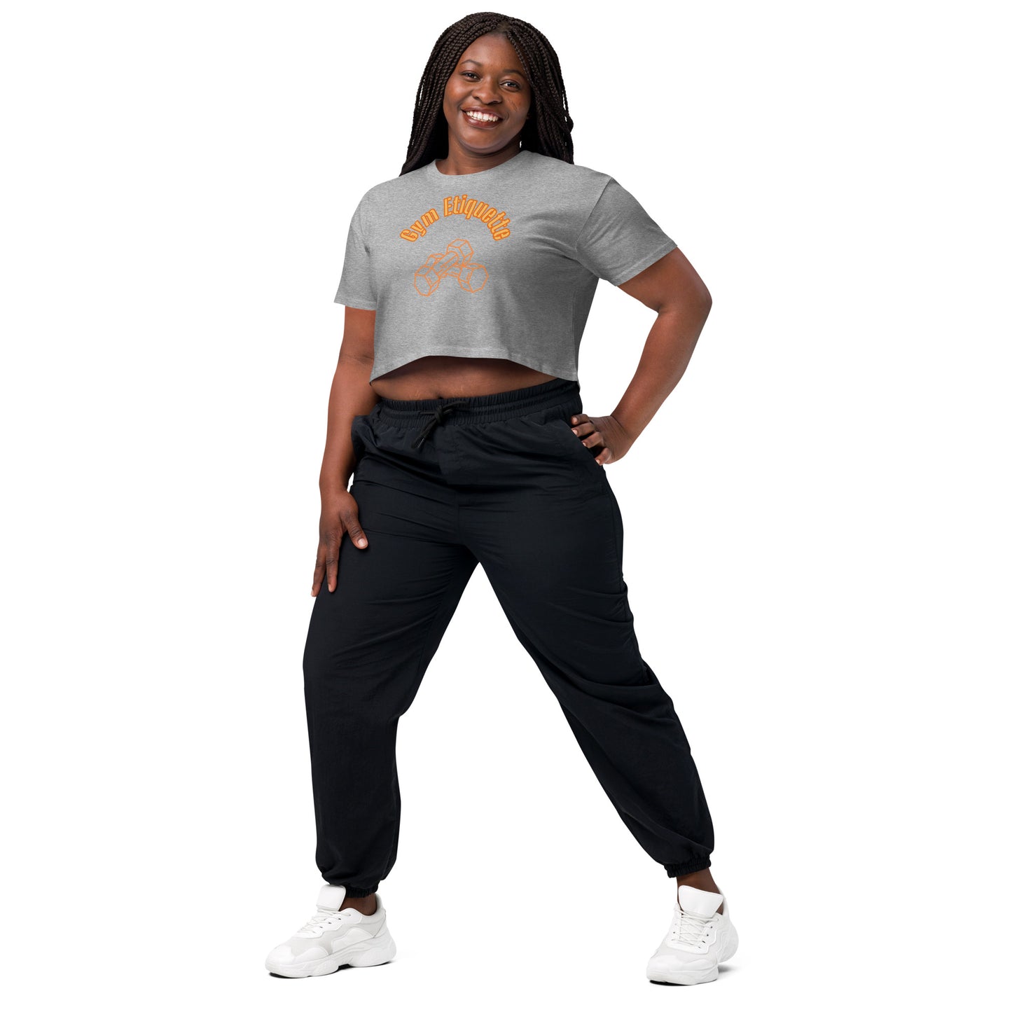 Gym Etiquette Women’s crop top