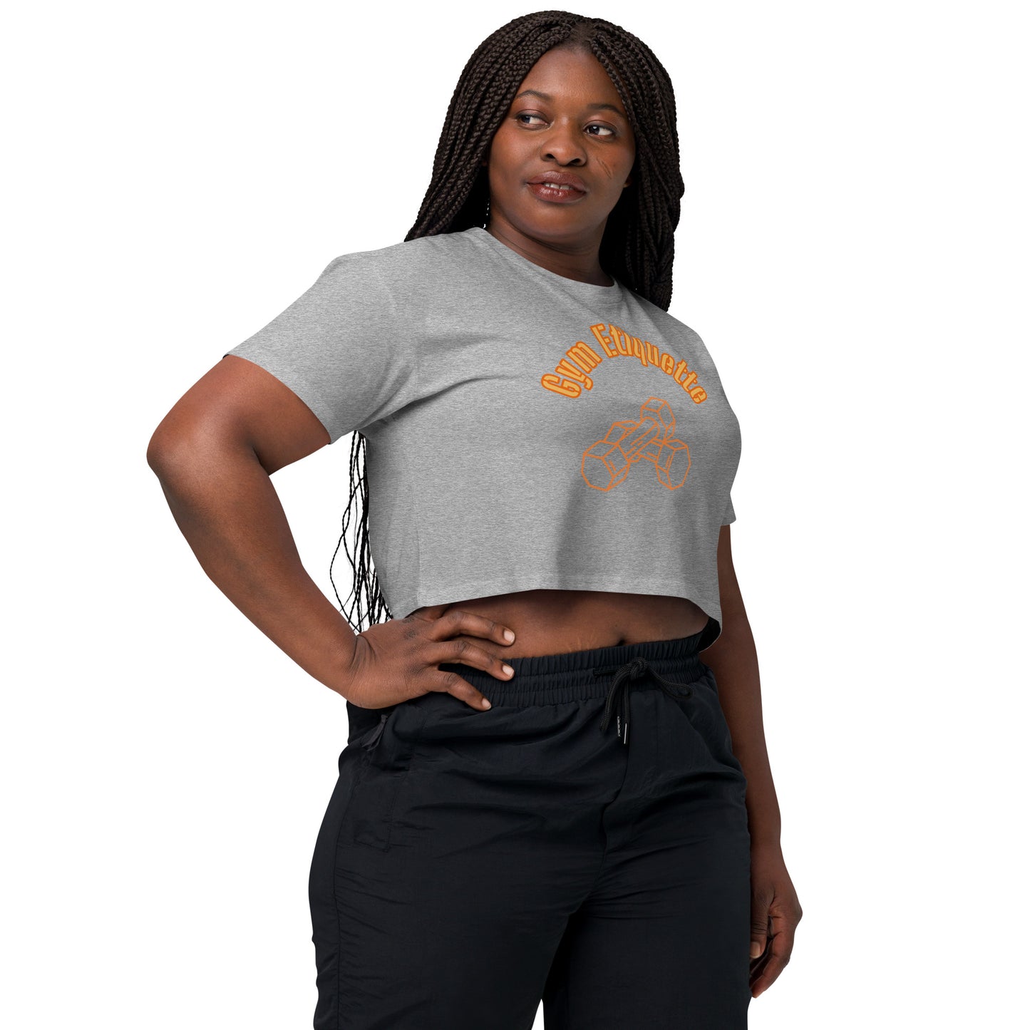 Gym Etiquette Women’s crop top