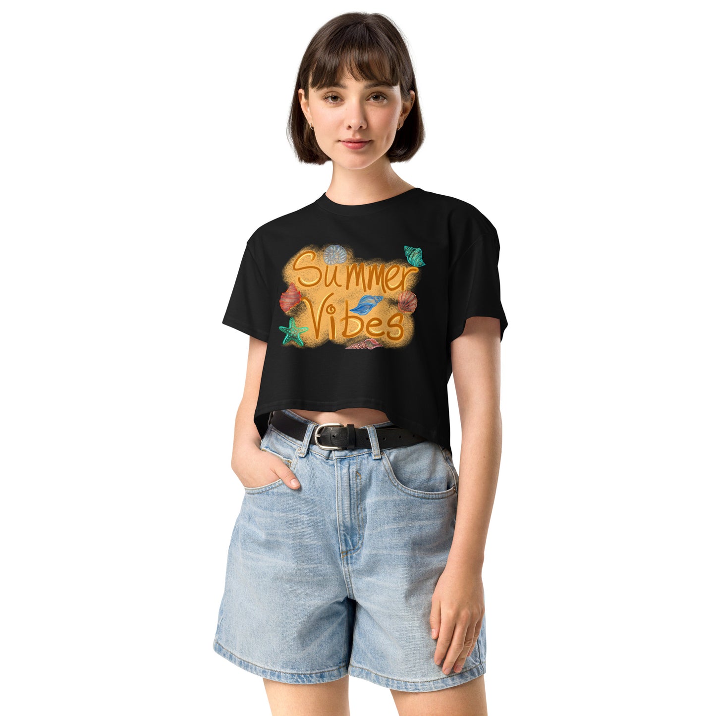 Summer Vibes Women’s crop top