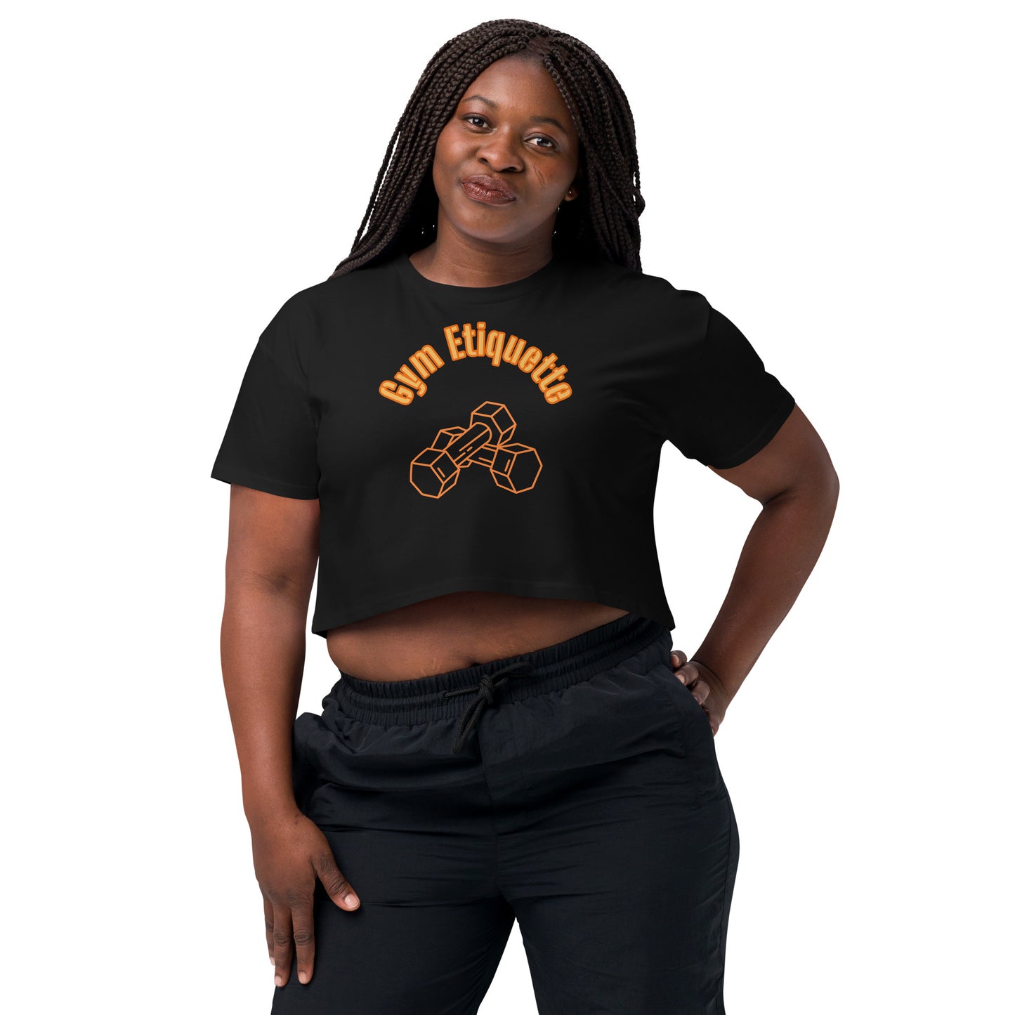 Gym Etiquette Women’s crop top