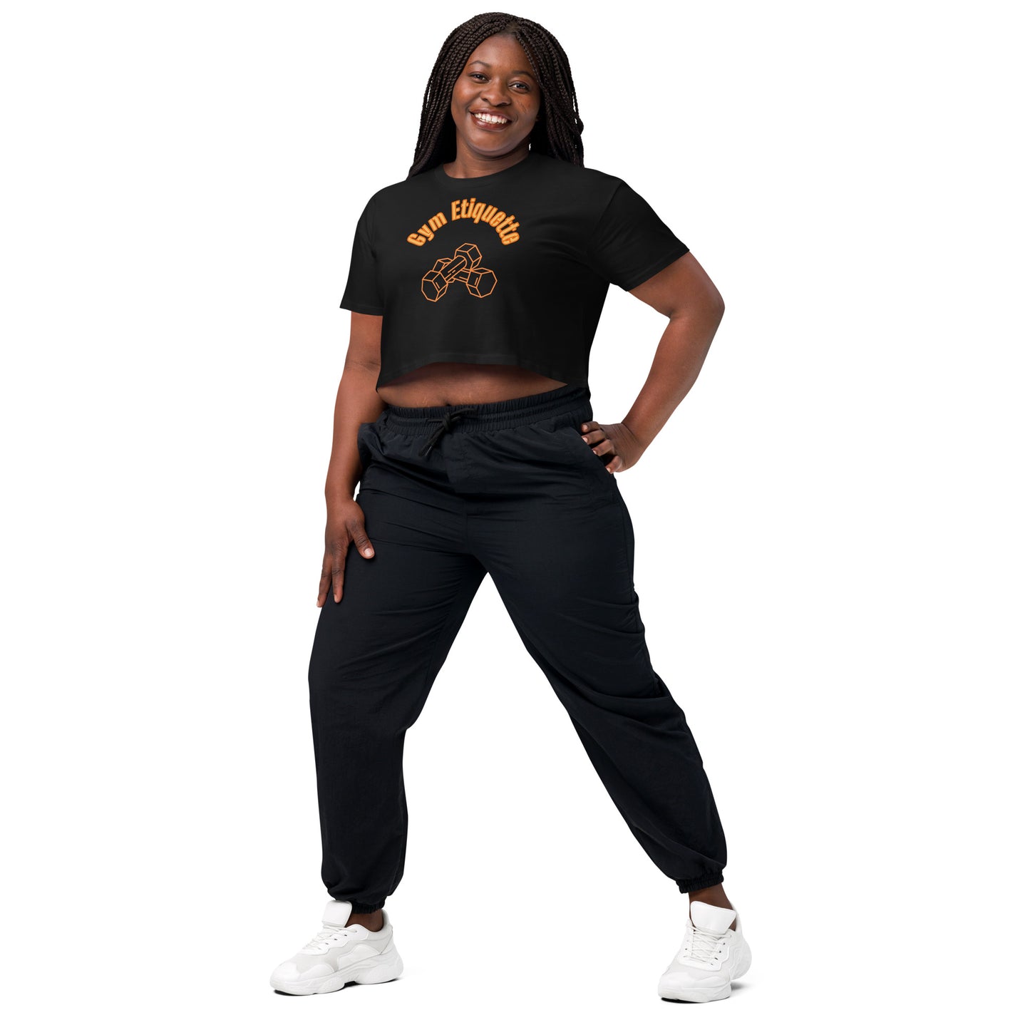 Gym Etiquette Women’s crop top