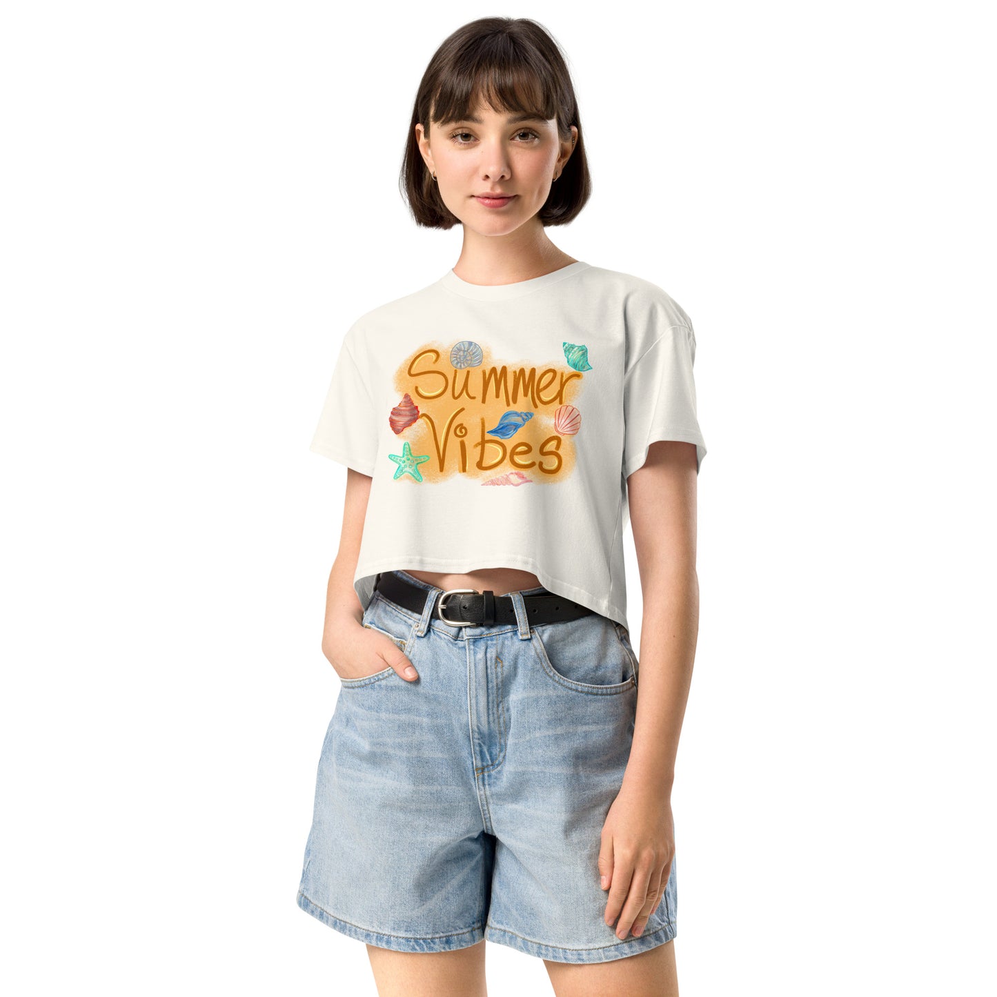 Summer Vibes Women’s crop top