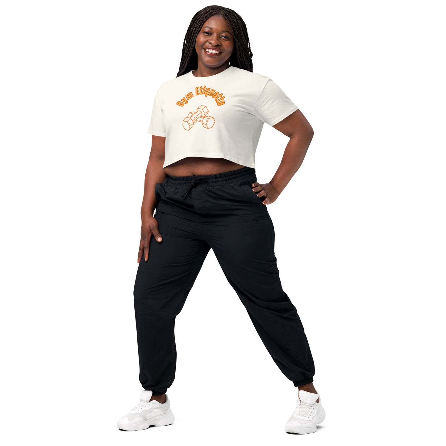 Gym Etiquette Women’s crop top