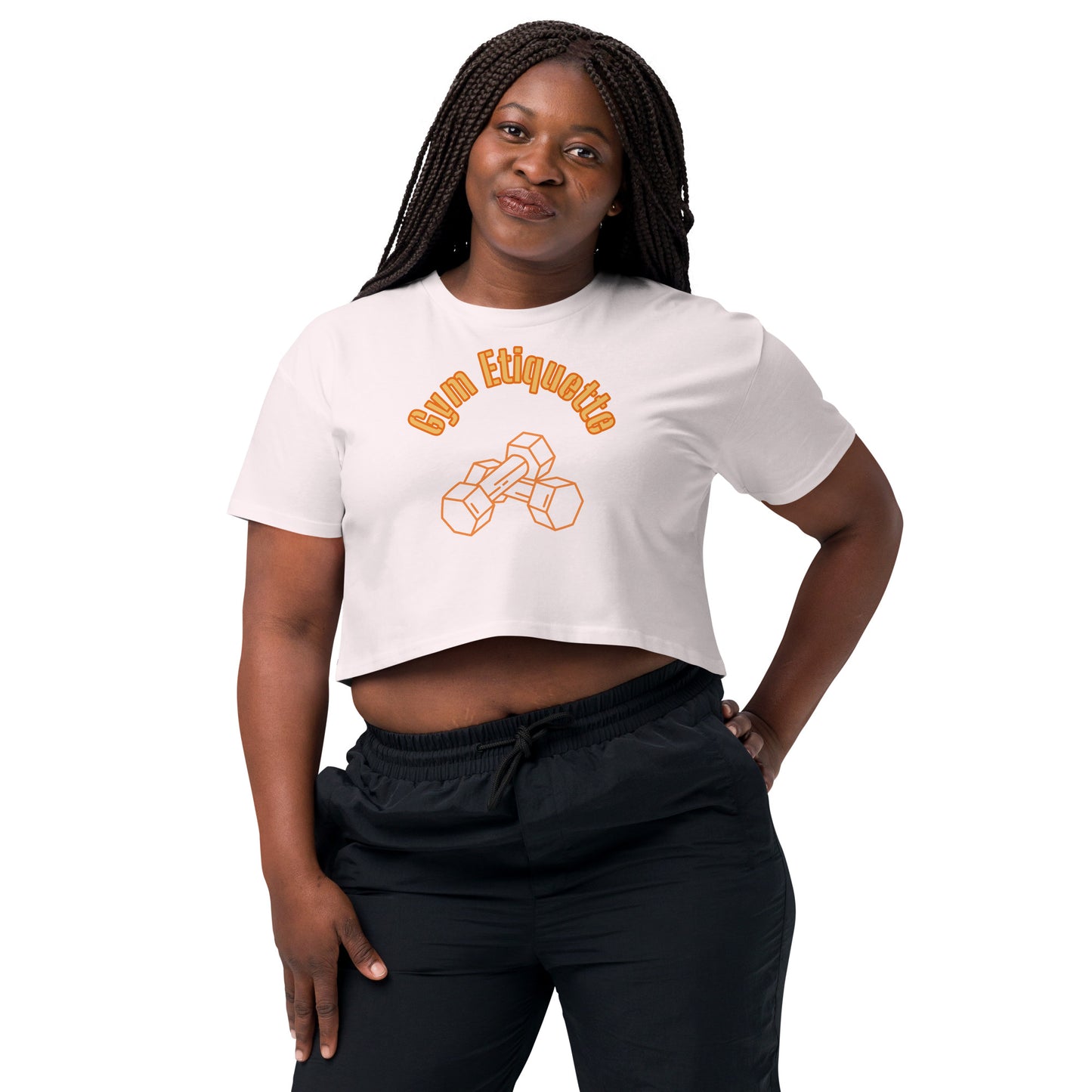 Gym Etiquette Women’s crop top