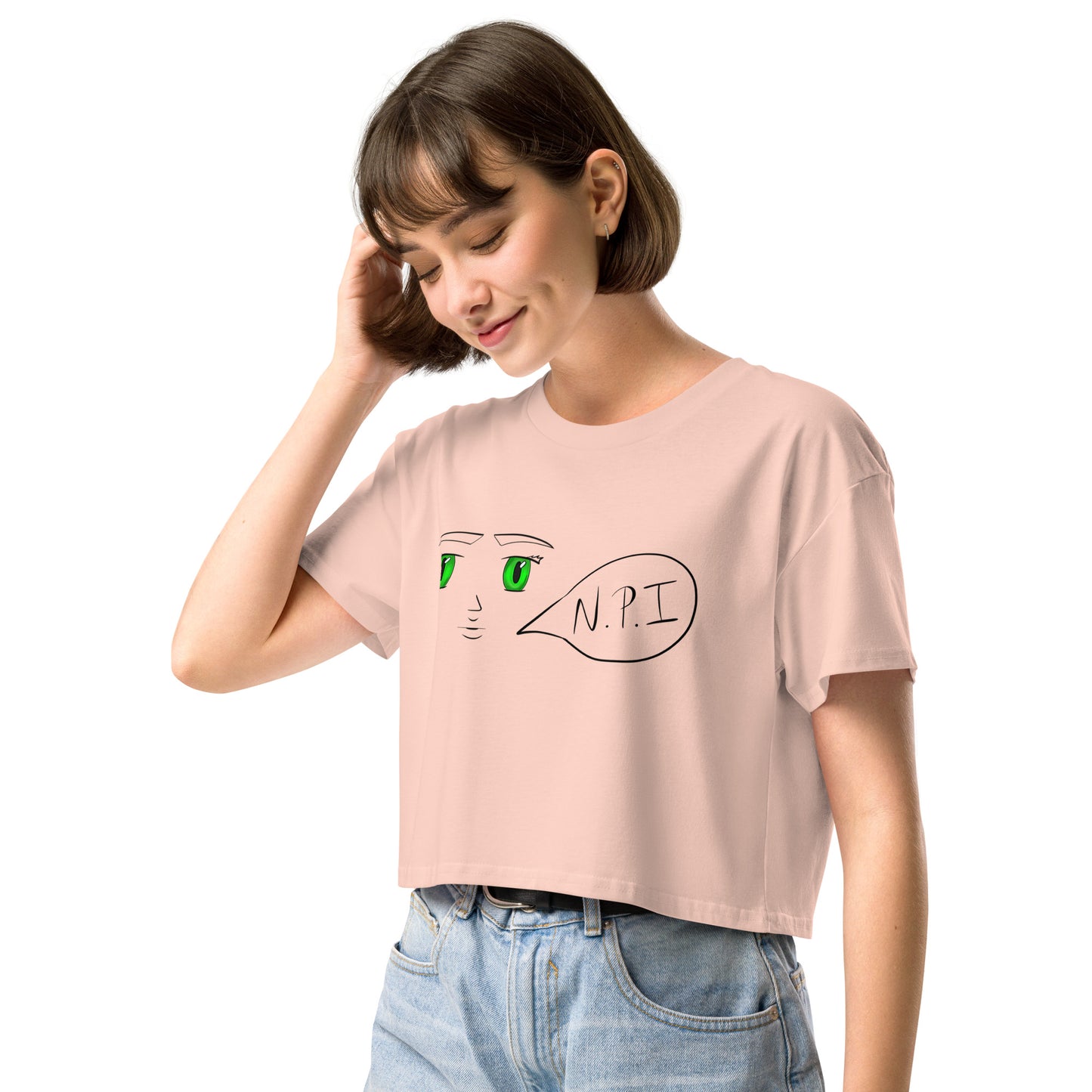 Ni Puta Idea Women’s crop top