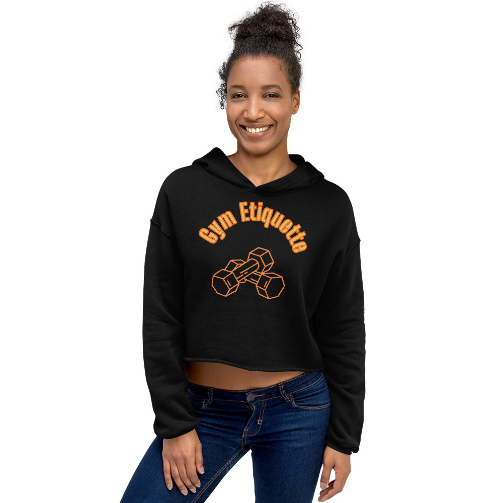 Gym Etiquette Crop Hoodie