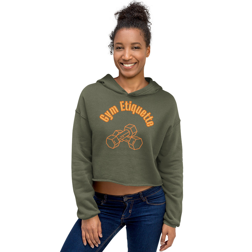 Gym Etiquette Crop Hoodie