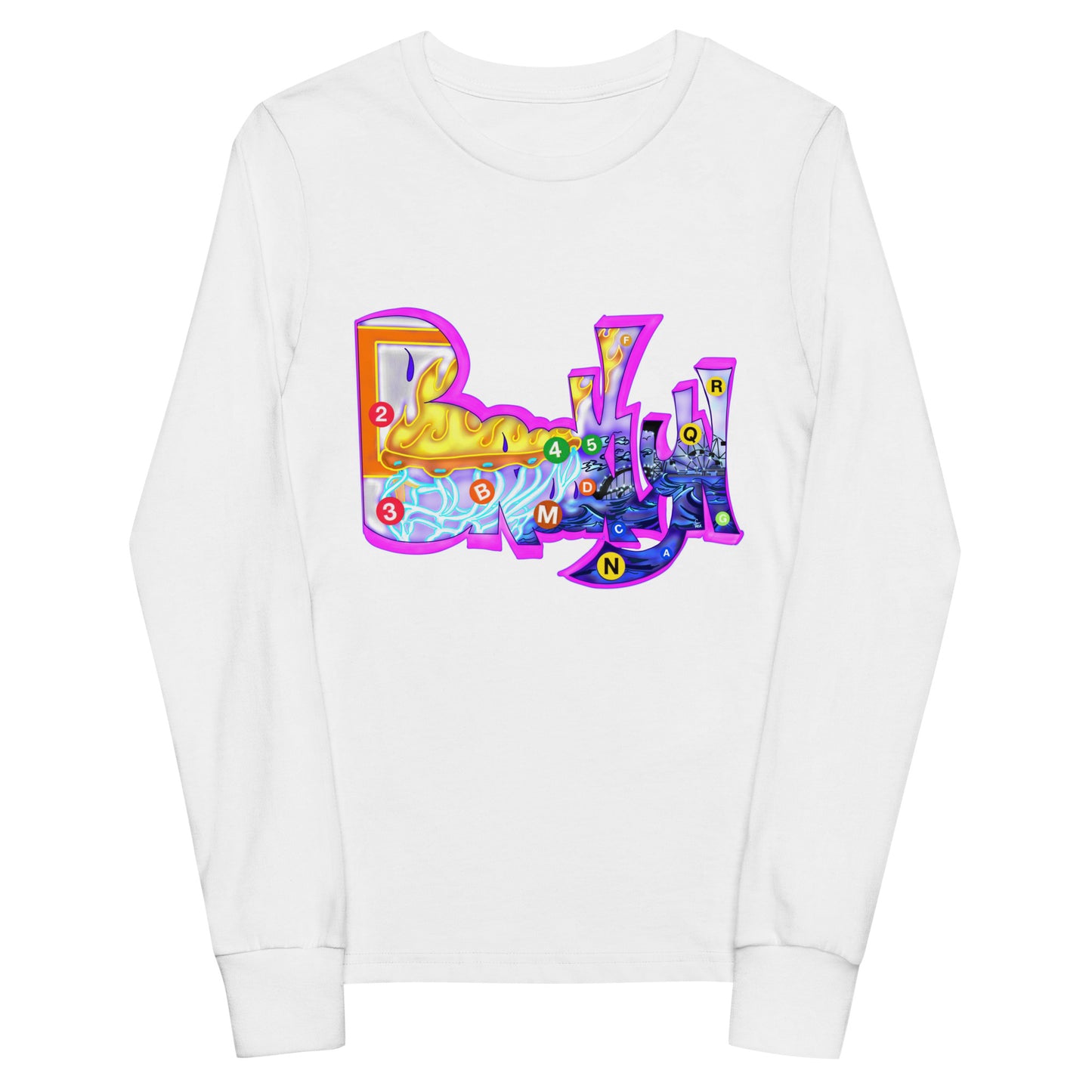 Brooklyn Youth long sleeve tee